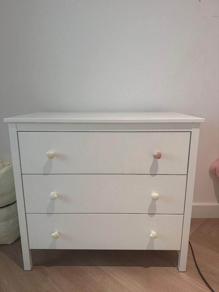 Hemnes Ikea ladekast Wit, Ophalen, Overige materialen, Gebruikt, 100 tot 150 cm