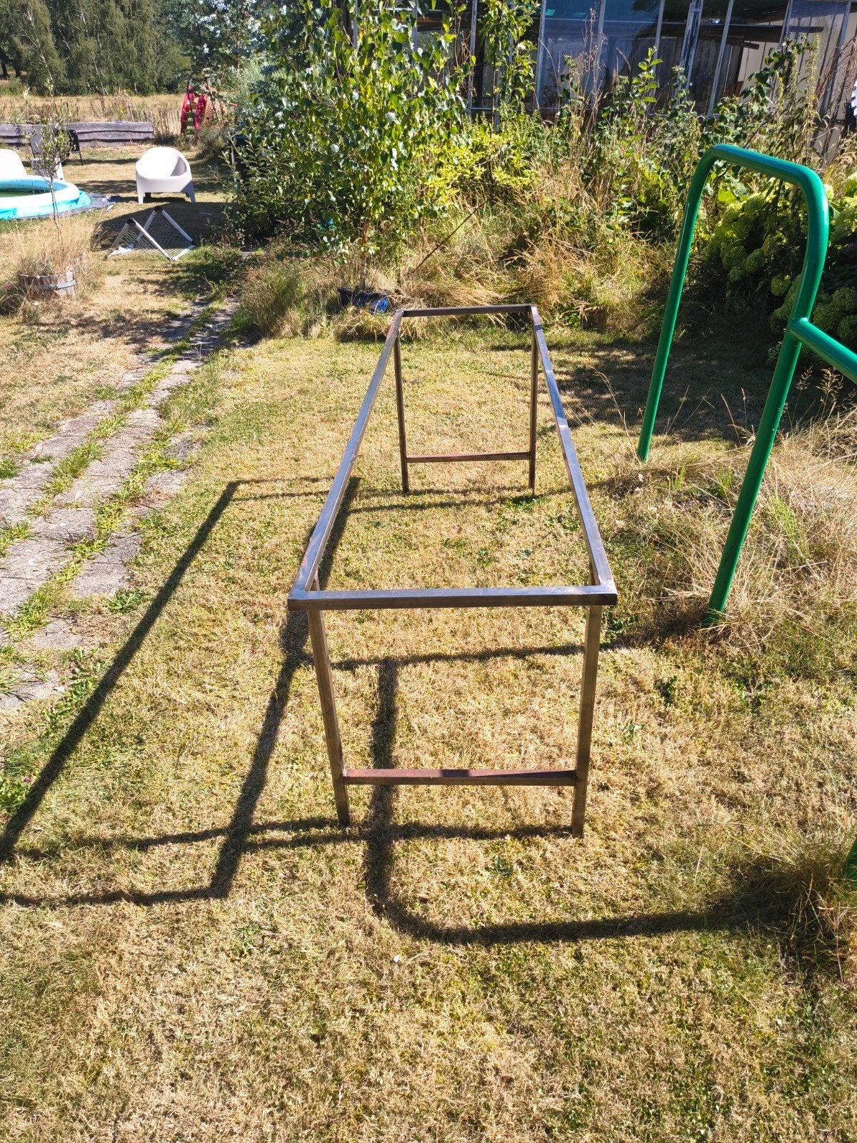 Onderstel tafel/werkbank 210x55x72 cm, Ophalen, Tafelpoot, Gebruikt, 200 cm of meer