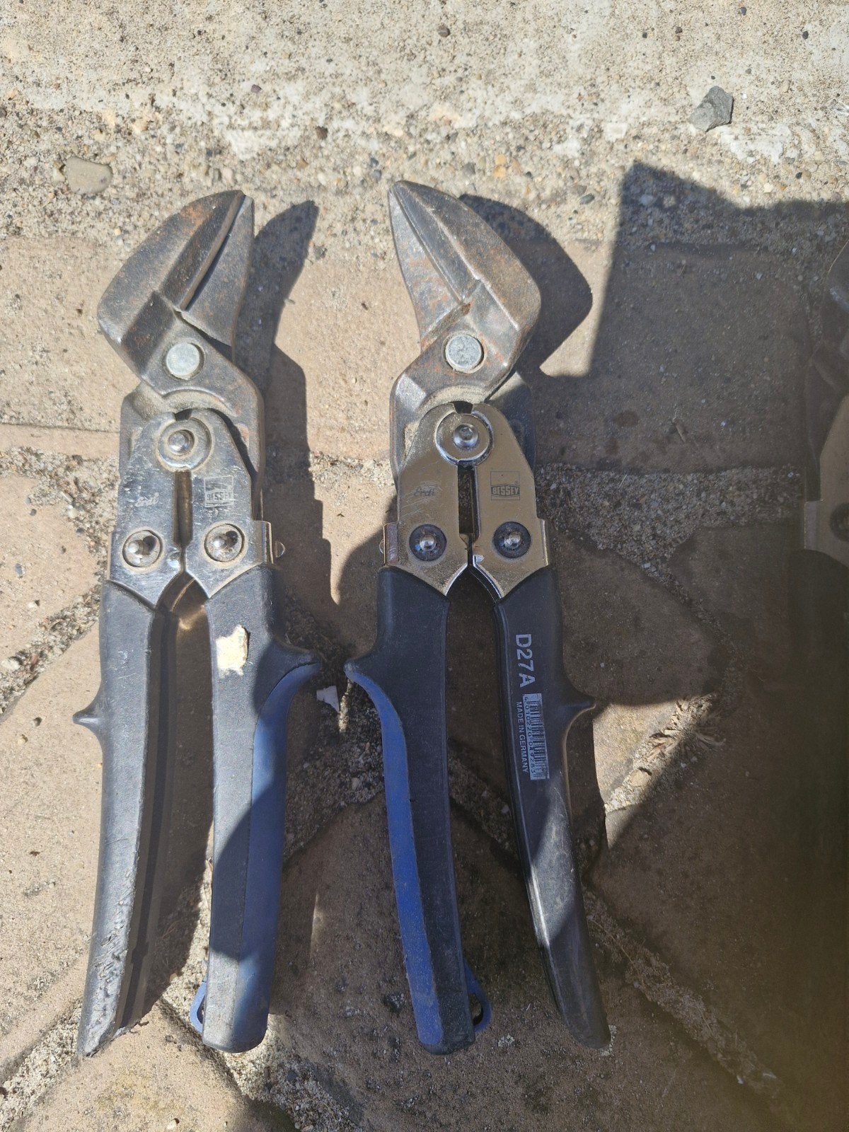 Blikschaar set - Diverse maten en merken, Ophalen of Verzenden, Gebruikt, Snijgereedschap, Overige merken