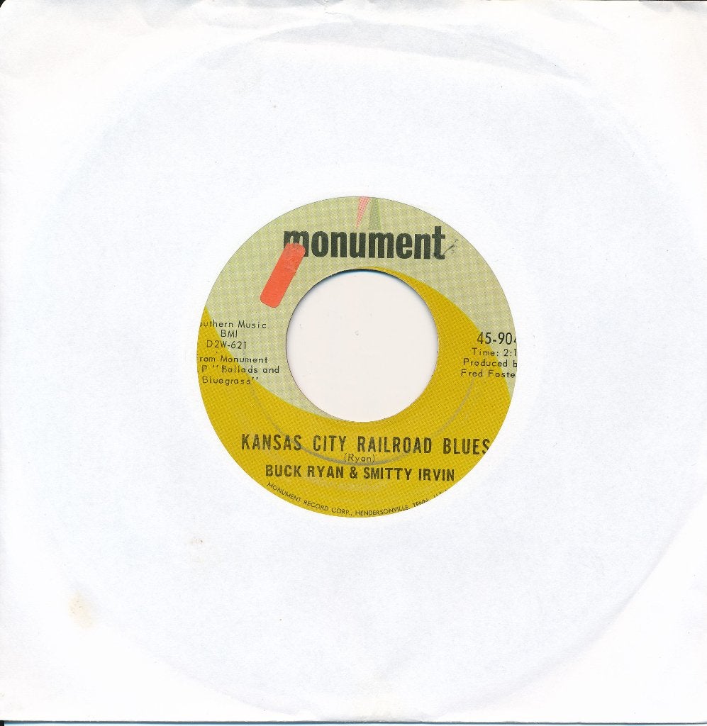 054 Buck Ryan - Kansas city, railroad blues (1965), Ophalen of Verzenden, Gebruikt, 7 inch, Pop