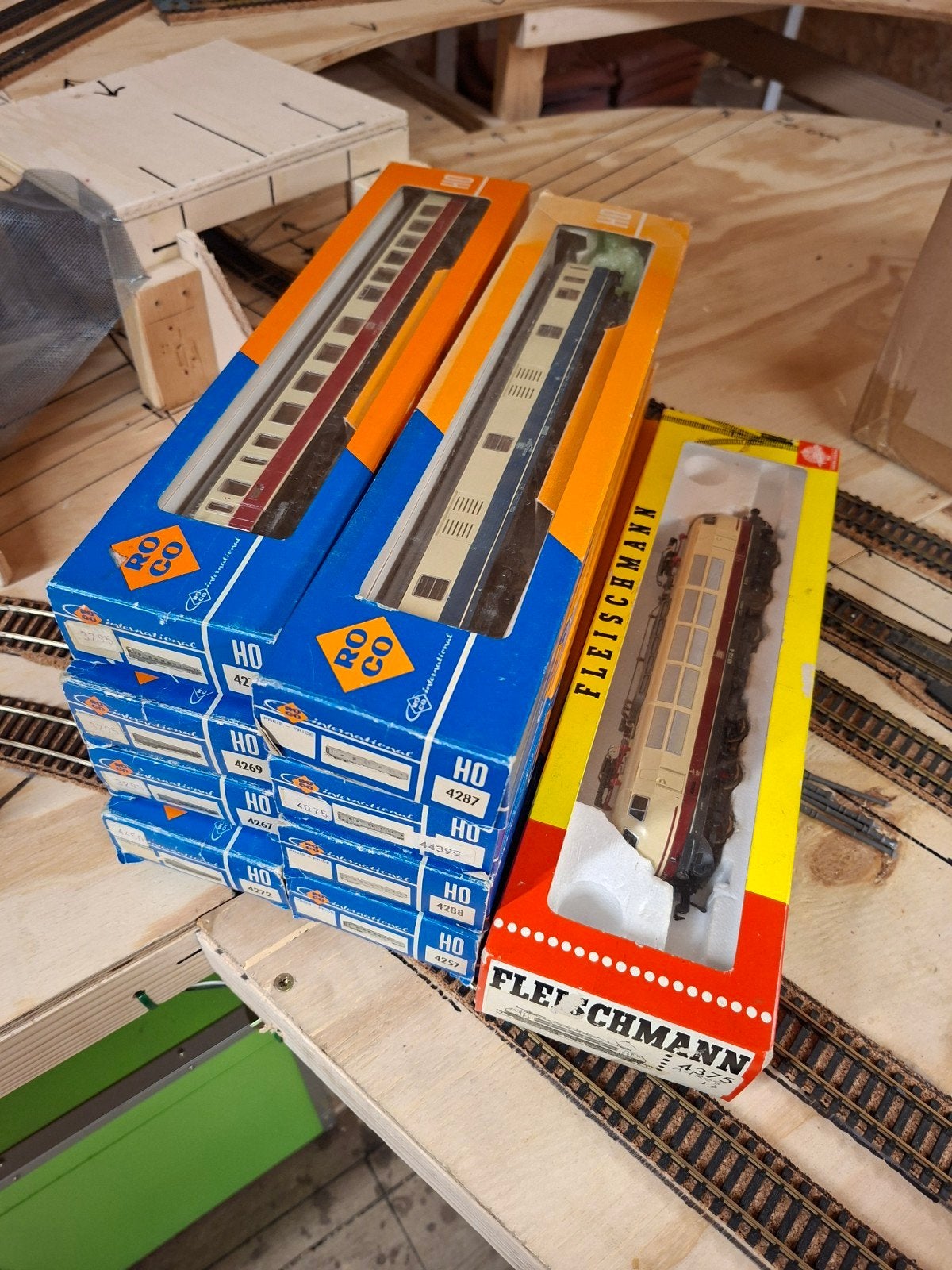 br 103 met rijtuigen HO gelijkstroom, Hobby en Vrije tijd, Modeltreinen | H0, Ophalen of Verzenden, Gelijkstroom, Locomotief