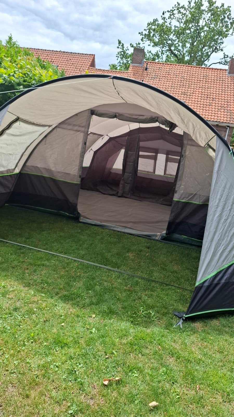 Direct op vakantie! Bardani Belv. 460 tunneltent, 6 persoons, Ophalen of Verzenden, Gebruikt