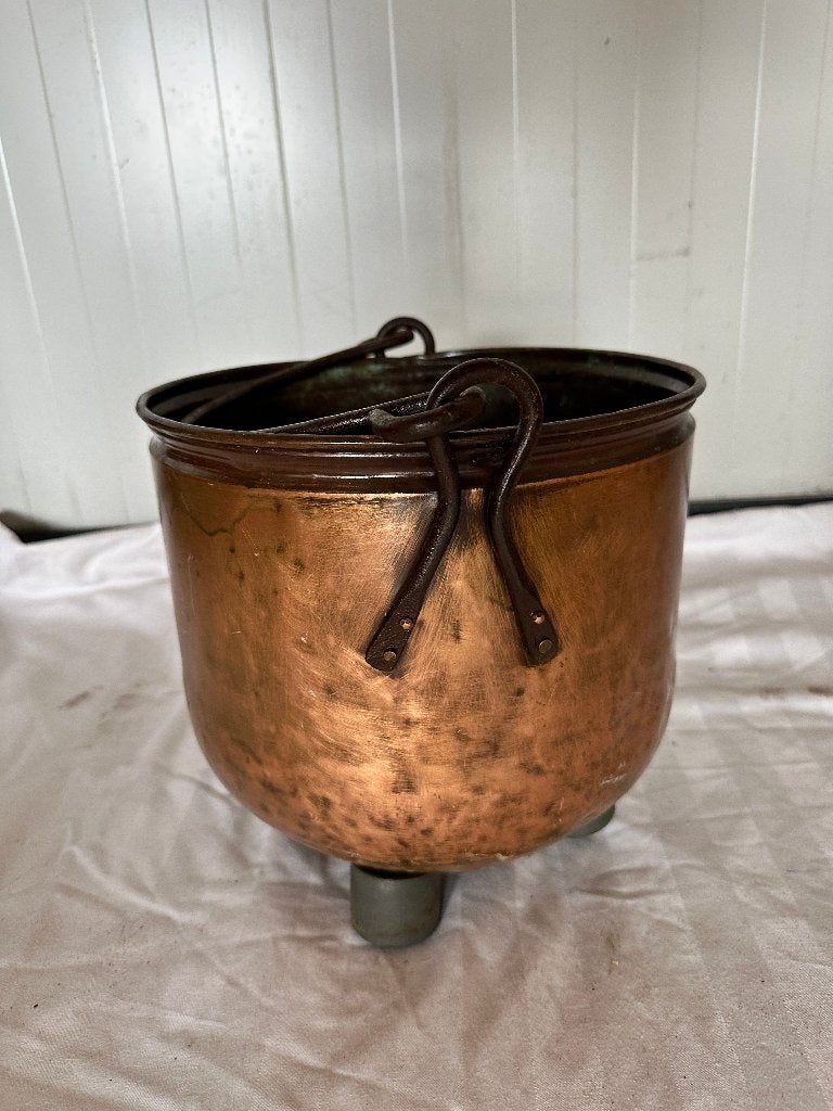 Antieke koperen pot, Antiek en Kunst, Antiek | Koper en Brons, Ophalen of Verzenden, Koper