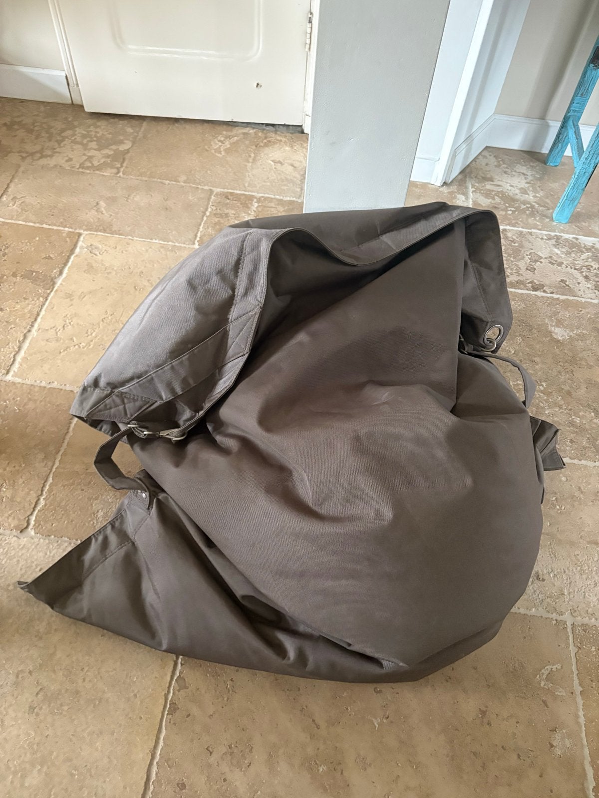 Fatboy buggle -up zitzak, Huis en Inrichting, Ophalen, Gebruikt, Grijs, Zitzak