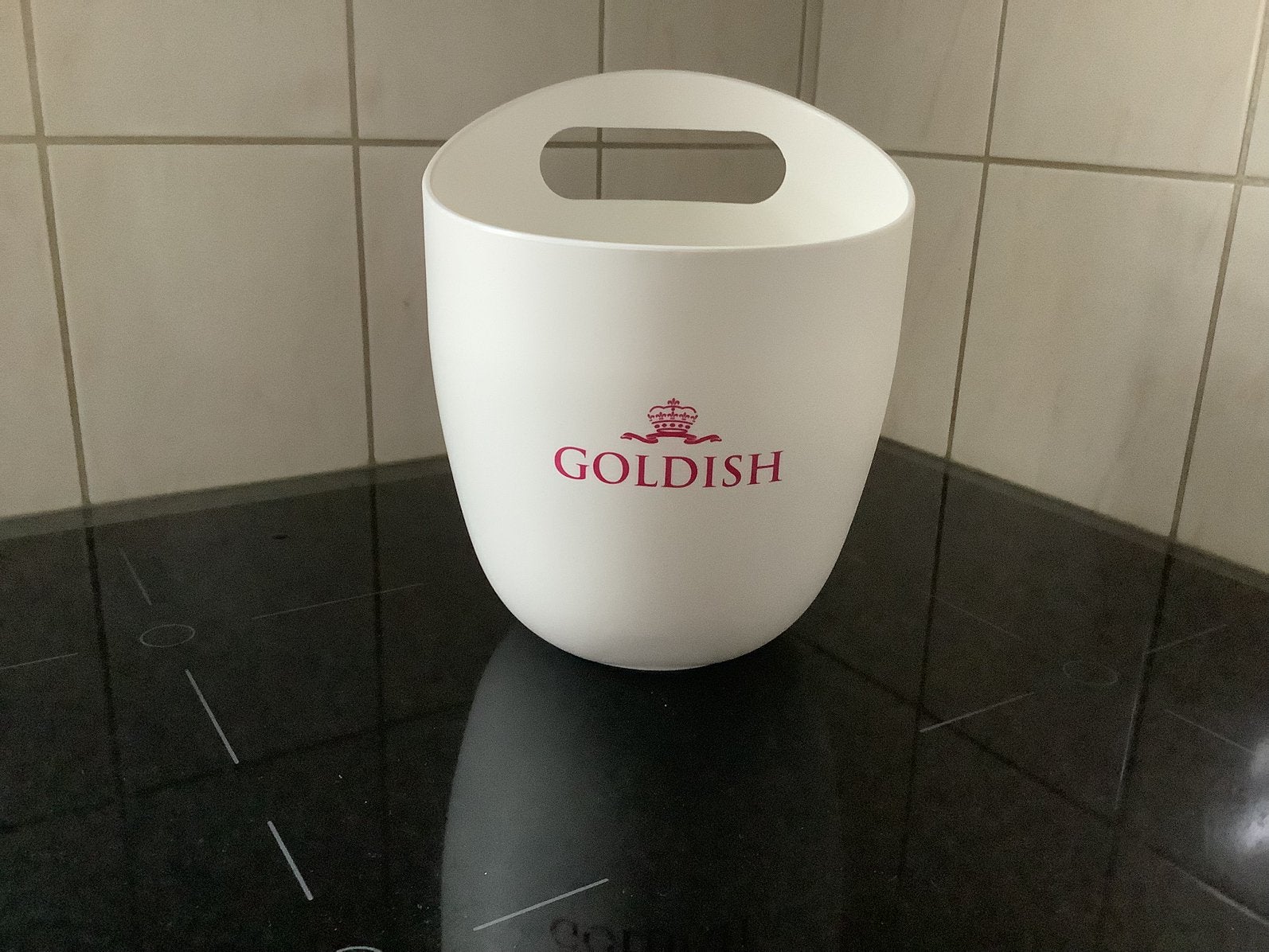 Exclusieve Goldish wijnkoeler, Ophalen of Verzenden, Rechthoekig