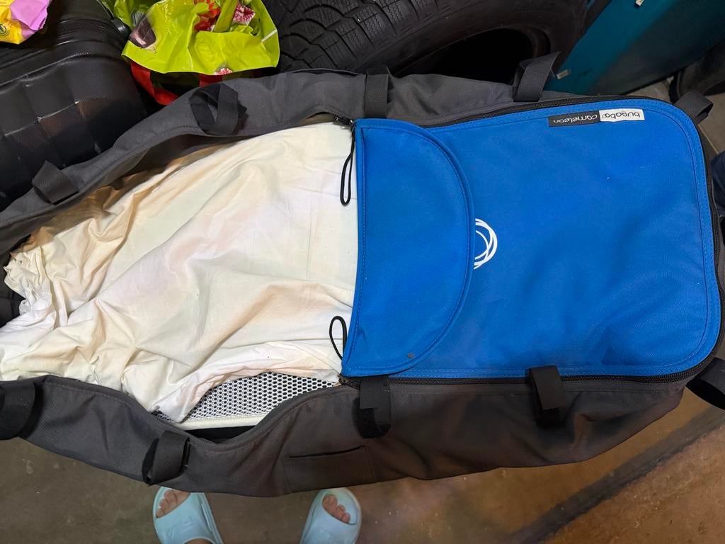 Bugaboo Cameleon reiswieg - Blauw/Grijs, Ophalen of Verzenden, Zo goed als nieuw