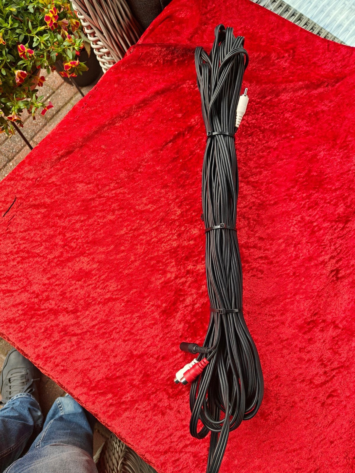 audio kabel 15m voor extra aansluiting nieuwe!!, Audio, Tv en Foto, Ophalen of Verzenden, Nieuw, Minder dan 2 meter, Luidsprekerkabel