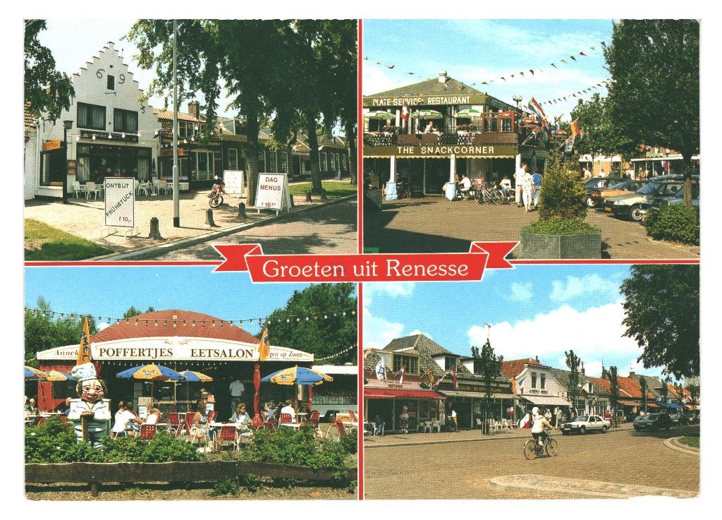 42785 Renesse 80+ Zeeland Gelopen met Postzegel