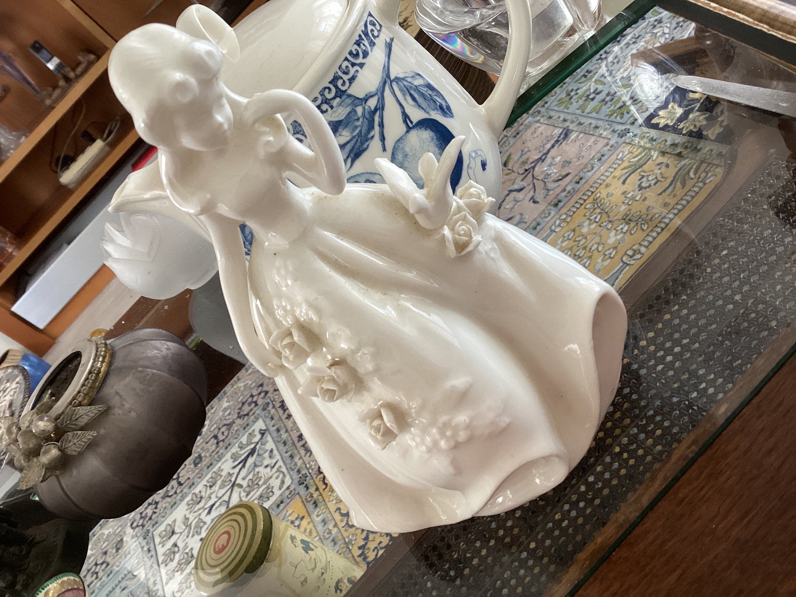Sneeuwwitje Bone China porselein / hoog 18 cm, Ophalen of Verzenden