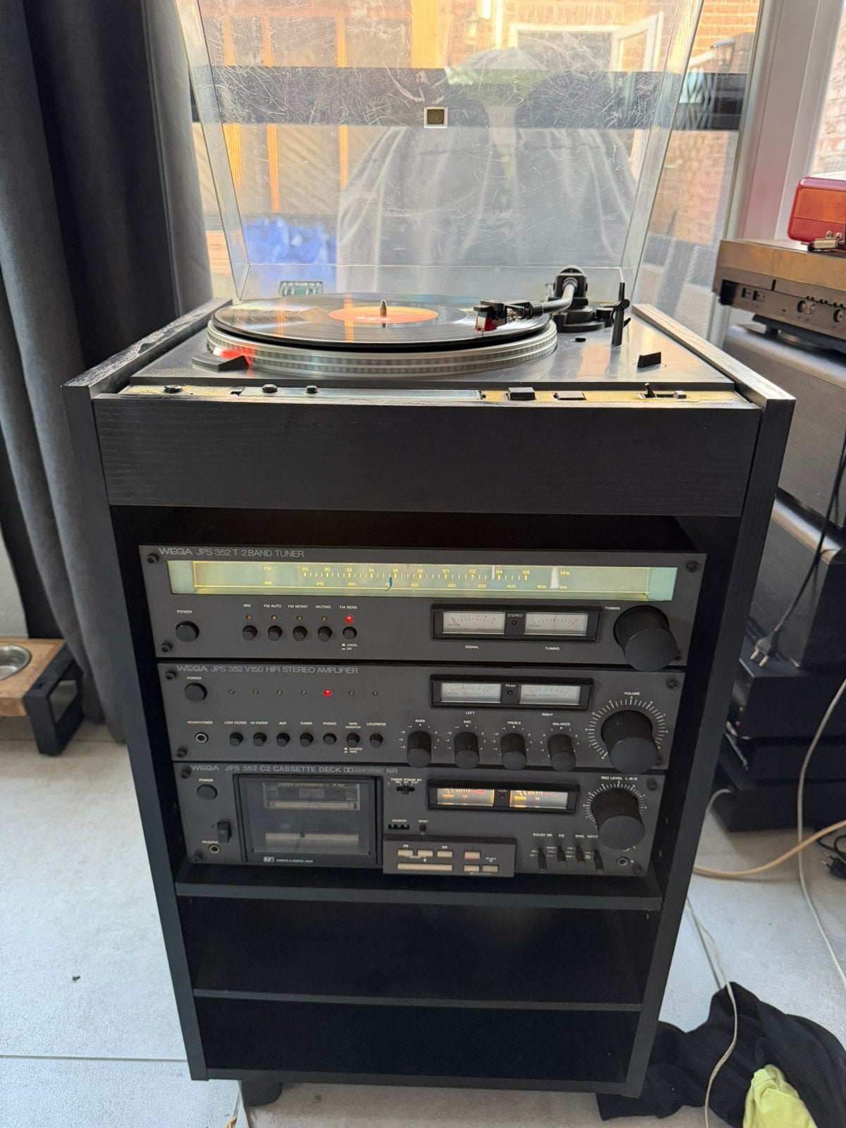Wega vintage JPS 352 stereo installatie losse componenten, Audio, Tv en Foto, Stereo-sets, Ophalen, Cassettedeck, Losse componenten