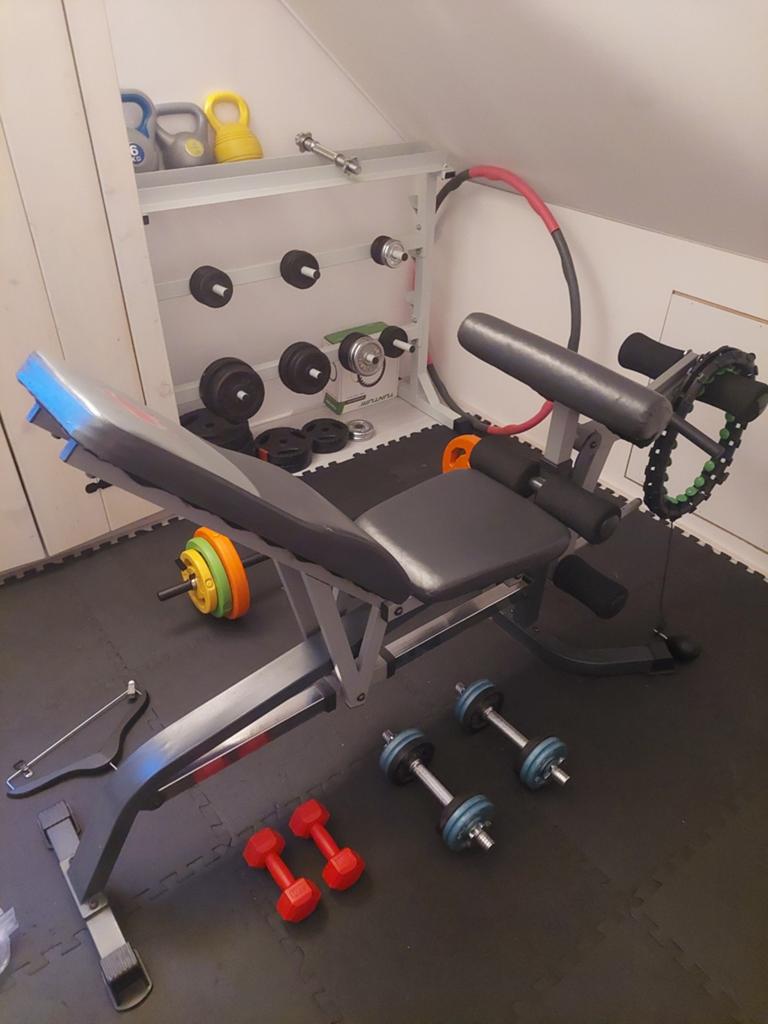Sport spullen. Bank. Halters. Gorilla sports., Ophalen, Zo goed als nieuw, Benen, Overige typen