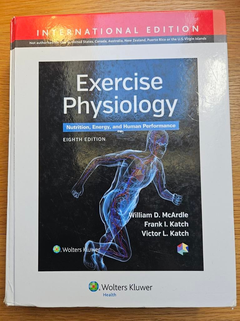 Exercise Physiology 8th edition, Boeken, Ophalen of Verzenden, Gelezen, Frank I. Katch, Victor L. Katch