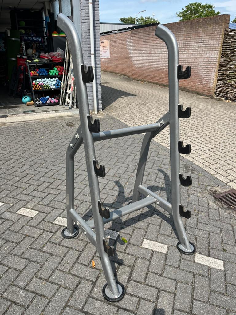 Stangenrek voor 5 stangen Lifemaxx grijs - Dordrecht, Ophalen, Gebruikt, Overige typen, Lifemaxx