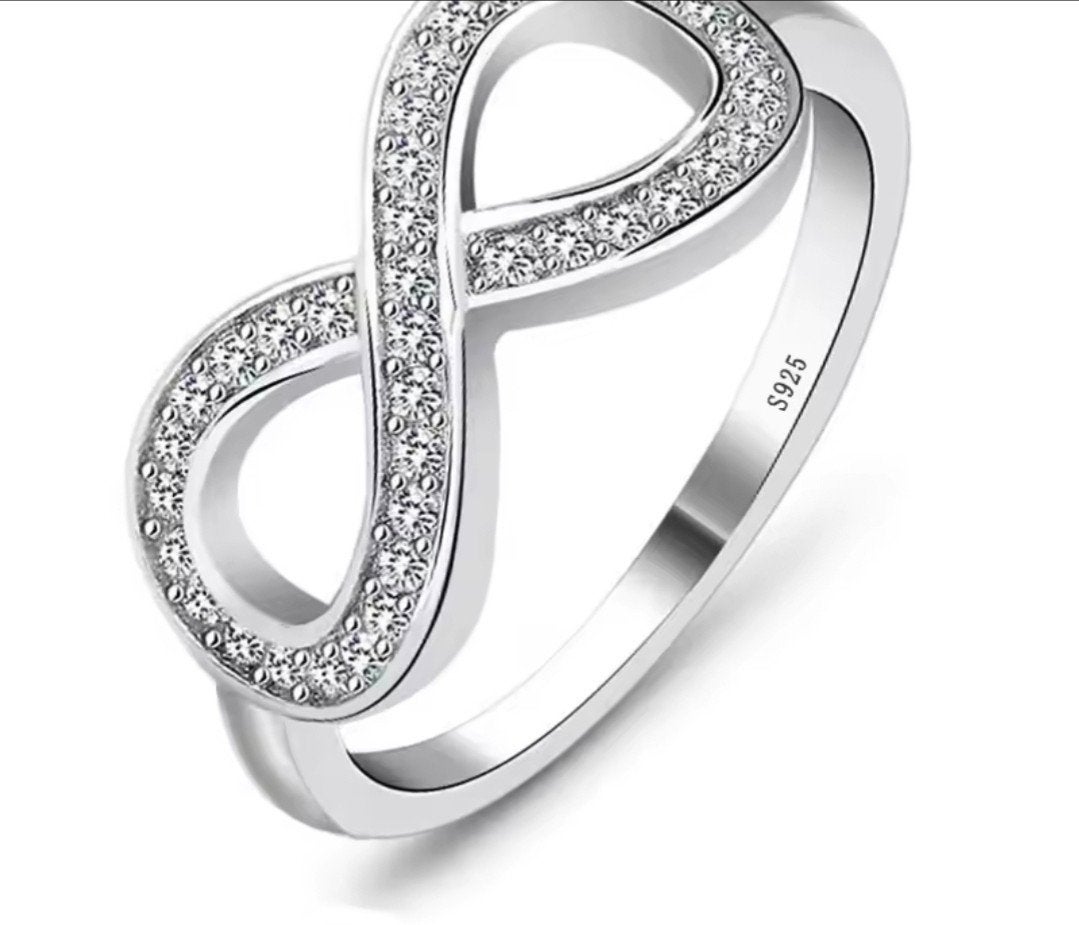 Nieuwe zilveren dames ring, Sieraden, Tassen en Uiterlijk, Ringen, 18 tot 19, Nieuw, Ophalen of Verzenden, Dame