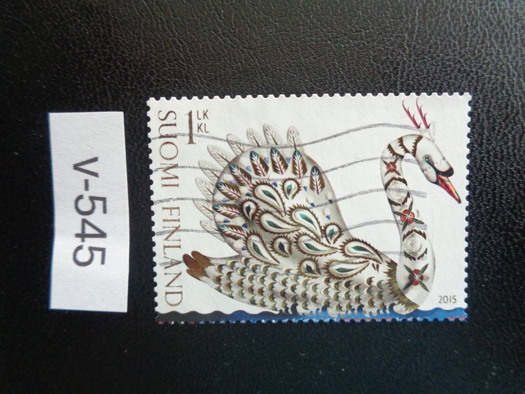 finland - gouden zwaan 2015 (v-545), Ophalen of Verzenden, Finland, Gestempeld