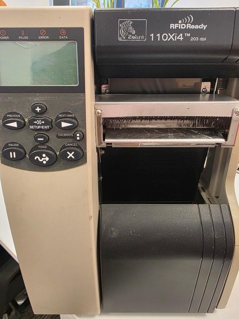 Zebra 110Xi4 inclusief cutter, Ophalen, Refurbished, Etiket, Zebra