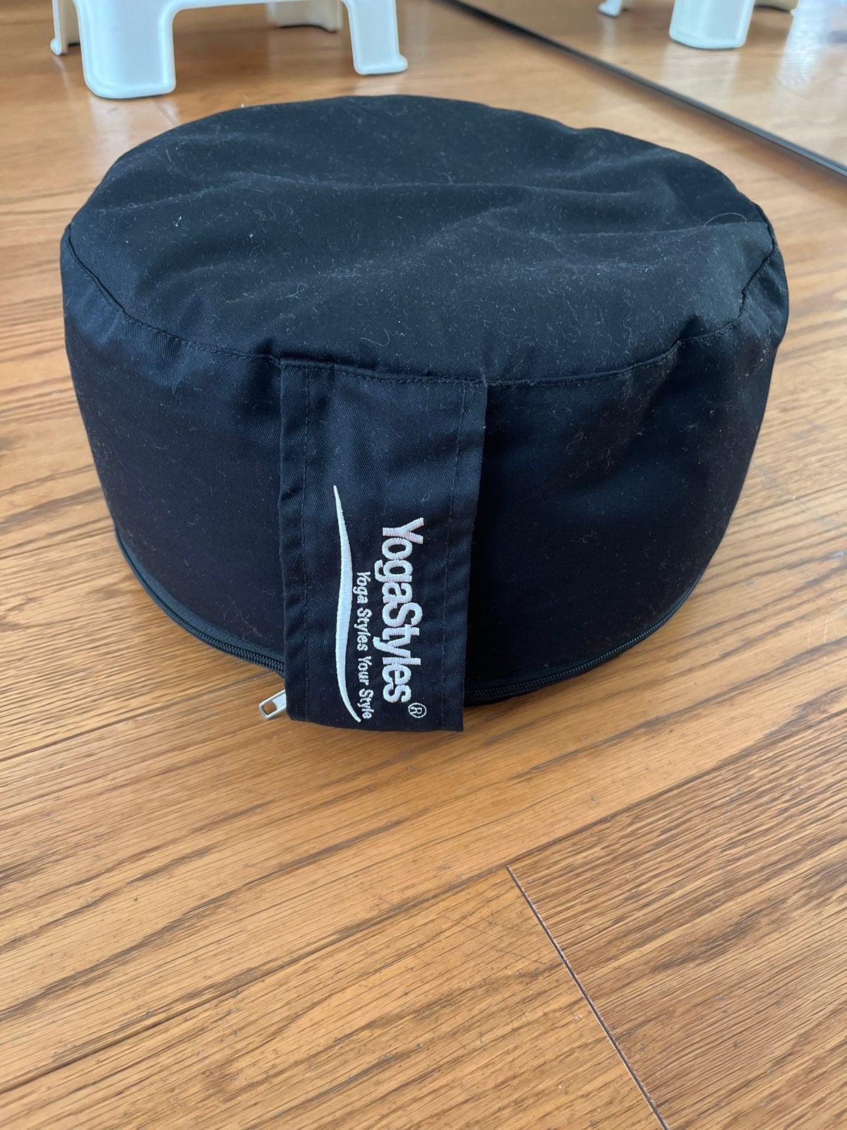 YogaStyles meditatiekussen - Zwart, Sport en Fitness, Ophalen of Verzenden, Gebruikt, Yoga-accessoire