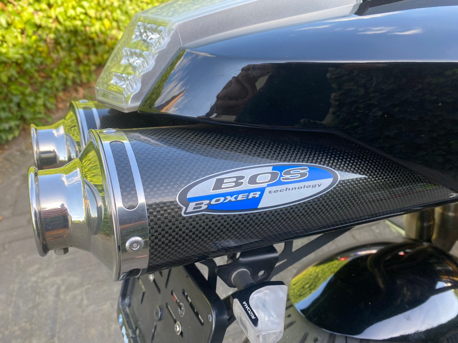 BMW R1200S Bos Boxer carbon uitlaat, Ophalen of Verzenden, Gebruikt