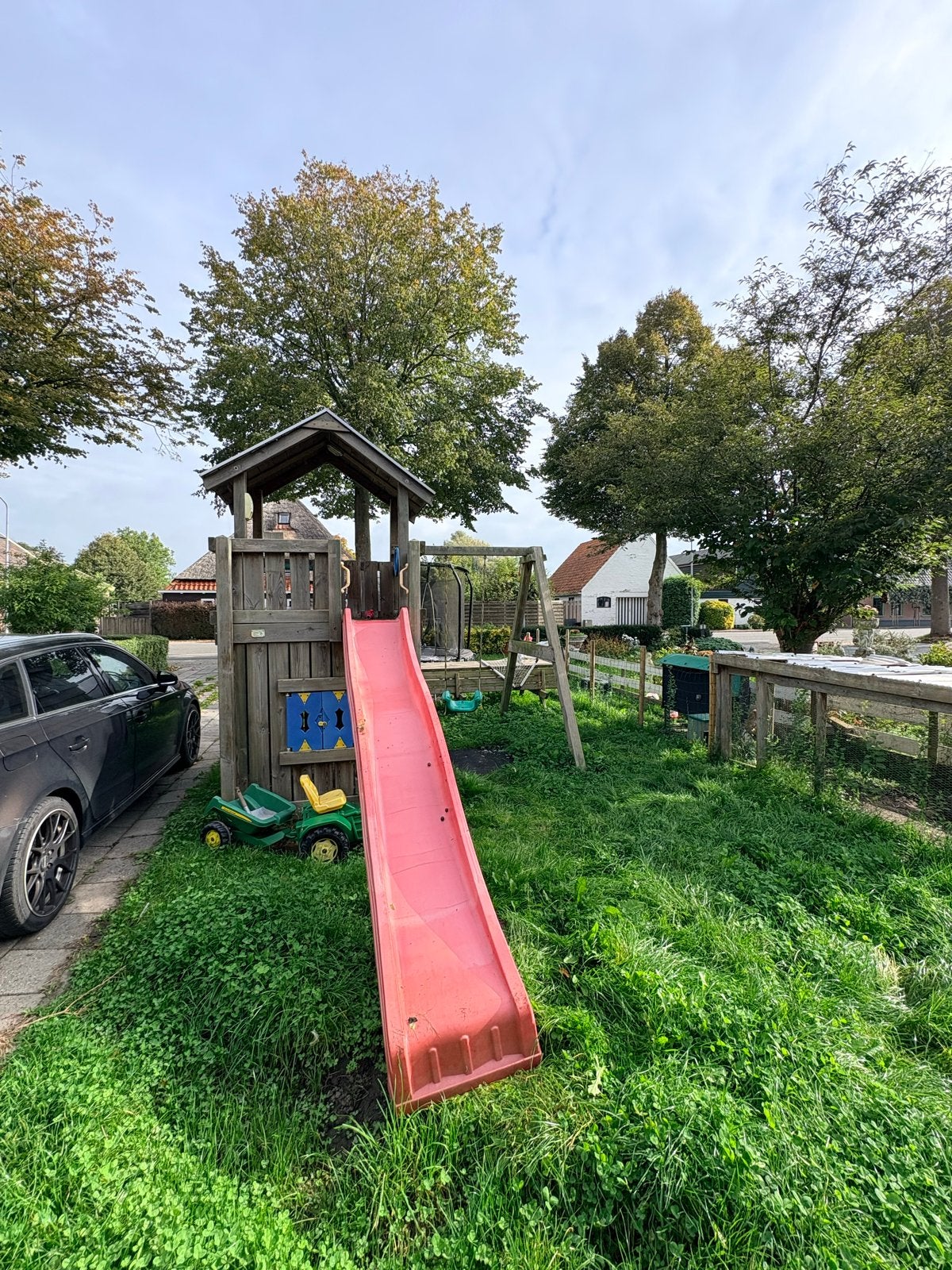 Jungle Gym Speeltoestel met Glijbaan en Schommel, Ophalen, Gebruikt, Glijbaan
