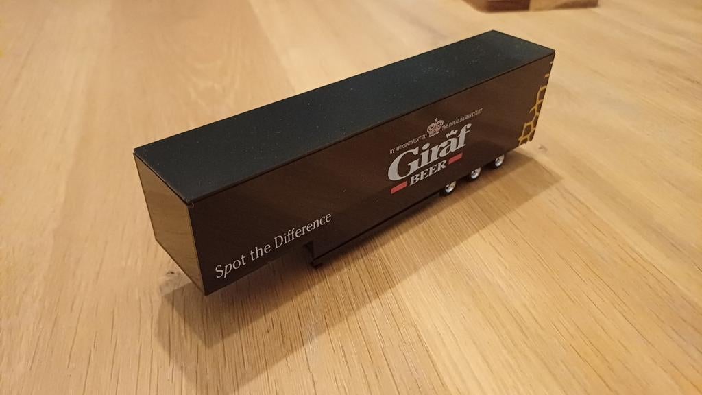 Herpa Jumbo oplegger Giraf beer trailer, Hobby en Vrije tijd, Modelauto's | 1:87, Ophalen of Verzenden, Nieuw, Bus of Vrachtwagen