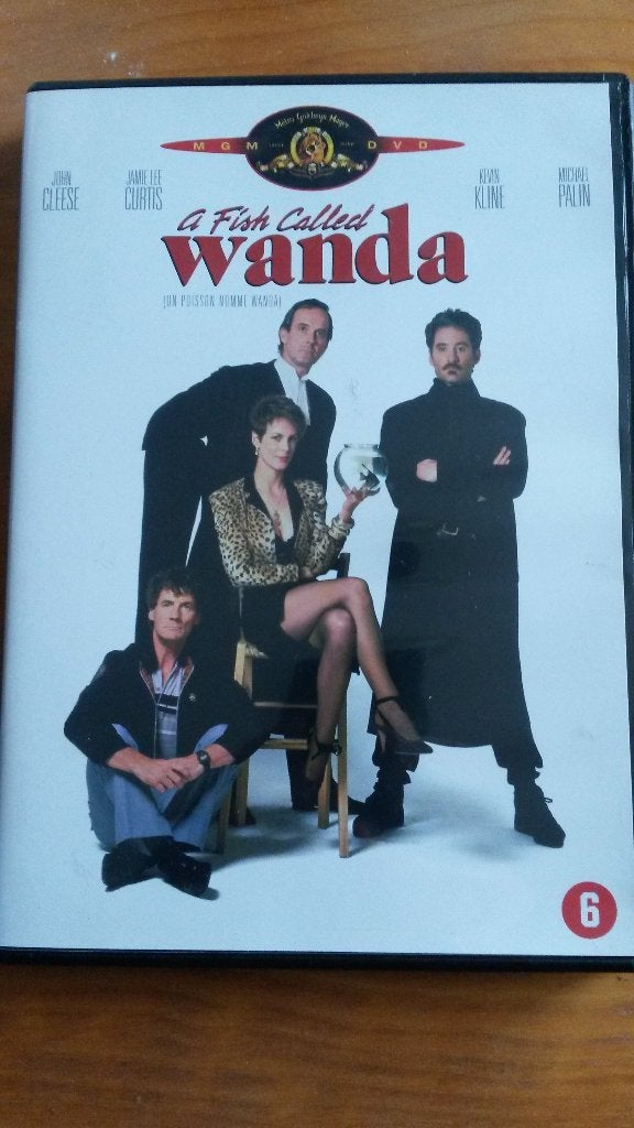 A fish called Wanda - John Cleese, Michael Palin,Kevin Kline, Vanaf 6 jaar, Verzenden, Zo goed als nieuw