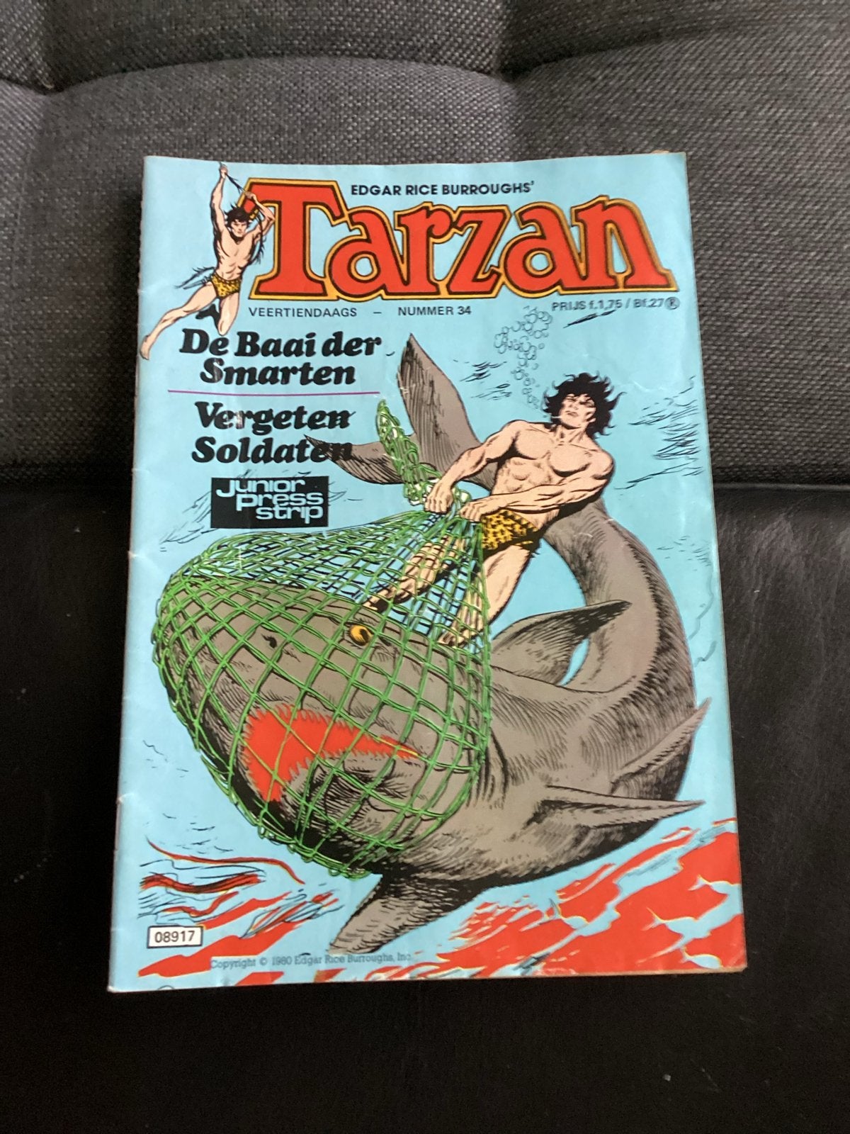 Tarzan Stripboek - Nummer 34: De Baai der Smarten, Ophalen of Verzenden, Gelezen