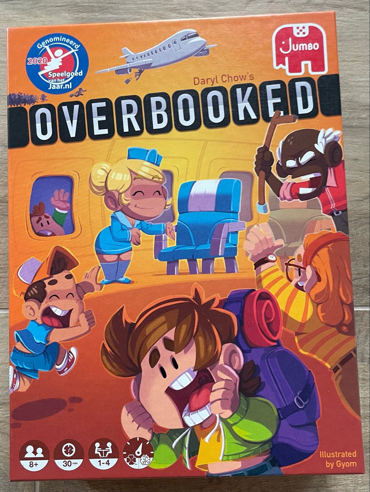 Overbooked bordspel - Compleet en in uitstekende staat, Hobby en Vrije tijd, Een of twee spelers, Ophalen of Verzenden, Zo goed als nieuw