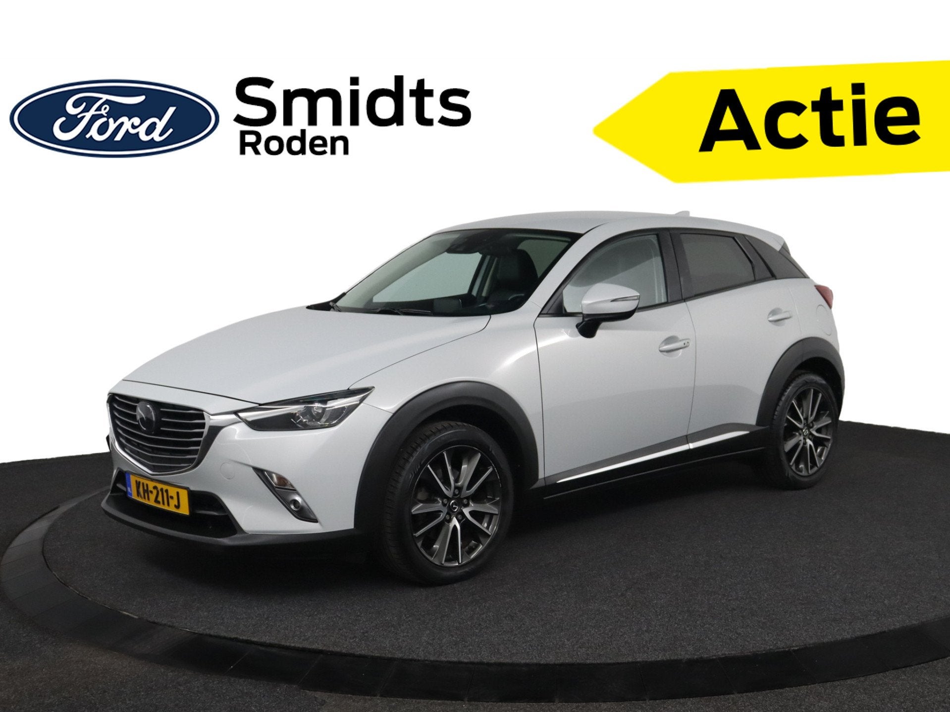 Mazda CX-3 2.0 SkyActiv-G 120 GT-M | Leder | Stoelverwarming, Auto's, 4 cilinders, Wit, SUV of Terreinwagen, 1170 kg