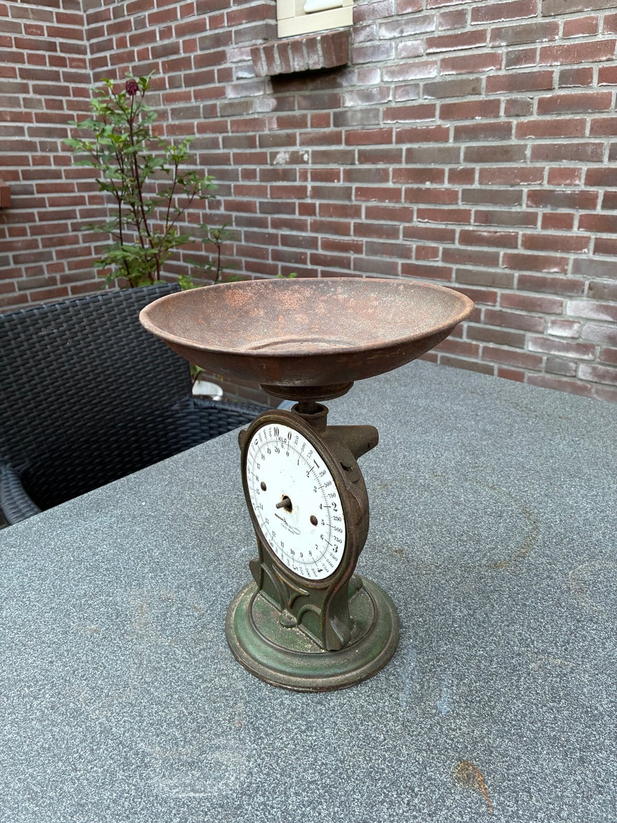Antieke Keukenweegschaal - Decoratief en Functioneel, Ophalen of Verzenden