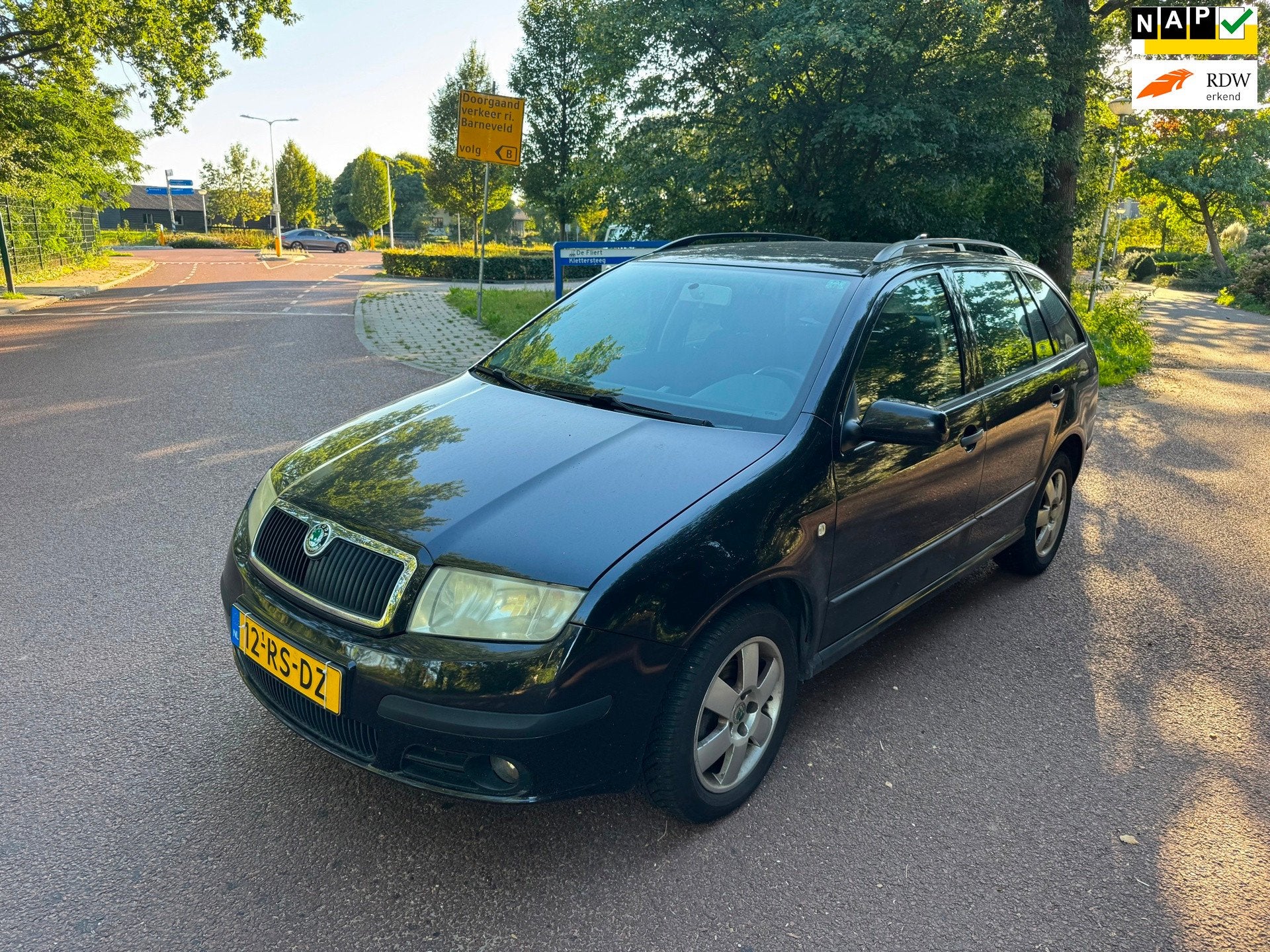 Skoda Fabia Combi 1.4-16V Elegance|Airco|Centaal|Elektrische, Auto's, Voorwielaandrijving, Gebruikt, 4 cilinders, Origineel Nederlands