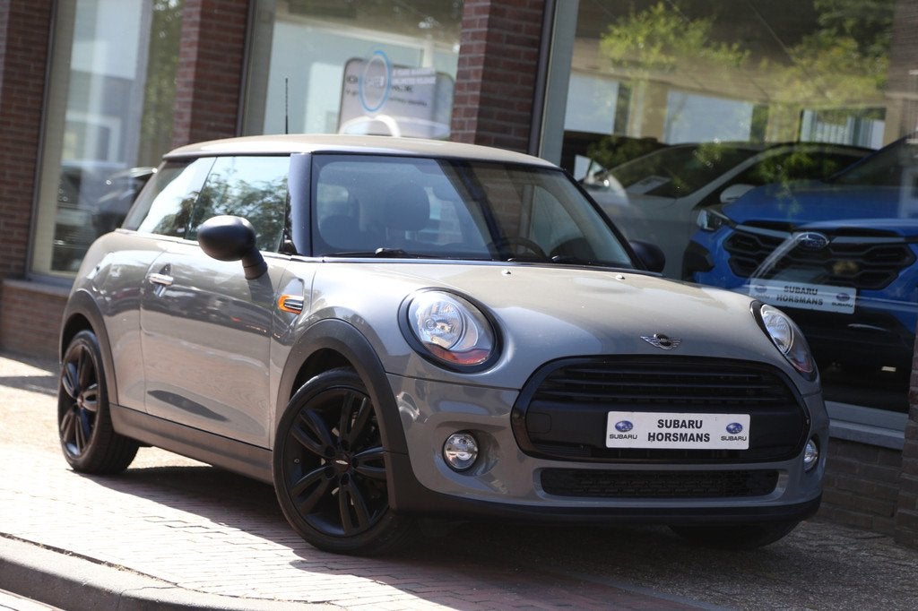 MINI One 1.2 Airco Moonwalk Grey Union Jack (bj 2016), Auto's, Mini, Voorwielaandrijving, Gebruikt, Euro 6, 4 stoelen