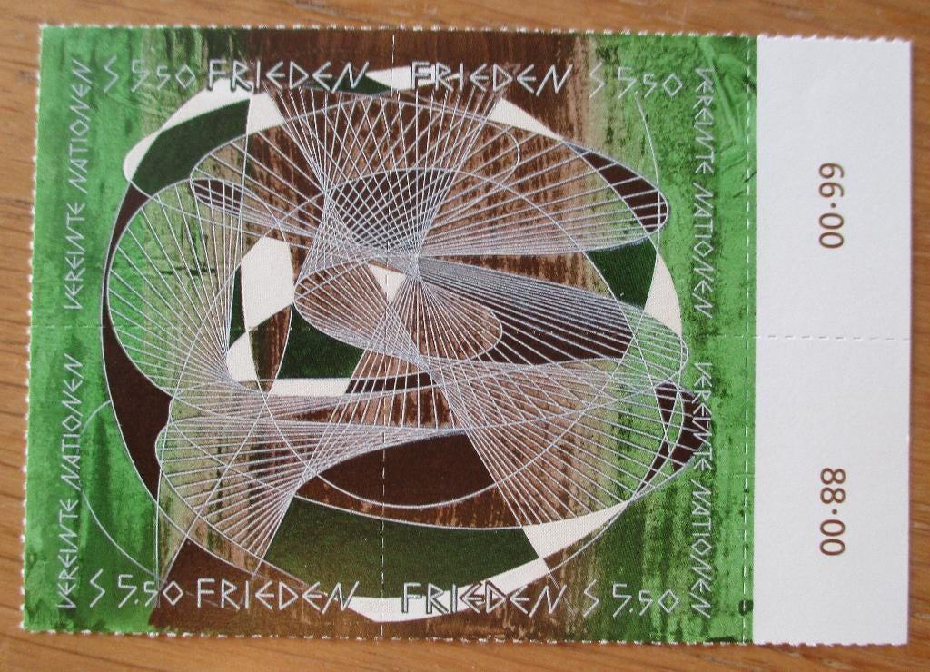 VN Wenen, Dag van de vrede, 1993, Verzenden, Overige landen, Postfris