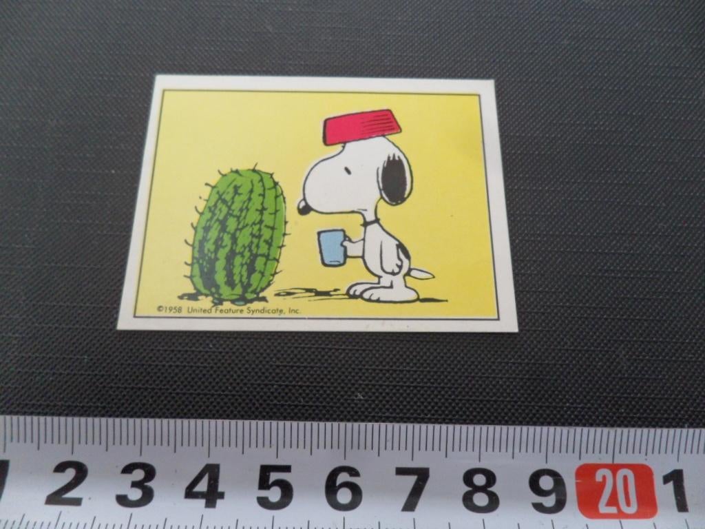 sticker panini strip I love snoopy #66, Ophalen, Zo goed als nieuw