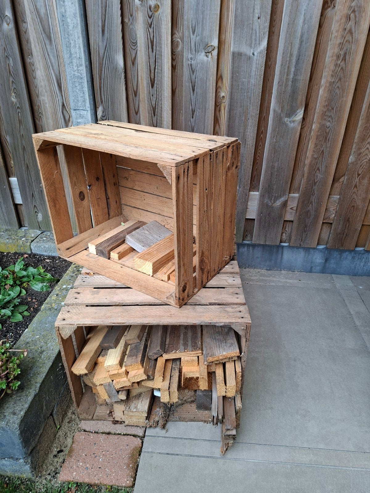 5 stevige aardappelkisten te koop, Ophalen, Minder dan 50 cm, Gebruikt, 50 tot 100 cm