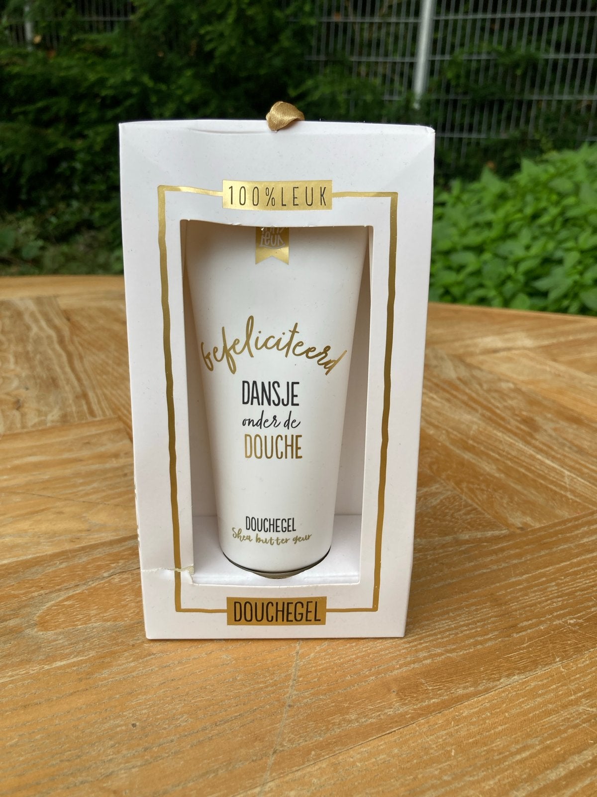 100% Leuk Douchegel "Dansje onder de douche" 150ml, Sieraden, Tassen en Uiterlijk, Ophalen of Verzenden, Nieuw, Bad & Douche