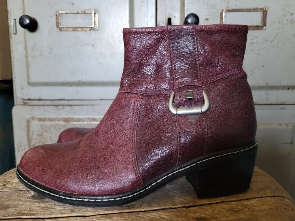 Mooie WOLKY Laarsjes / LAARZEN / Enkellaarzen Maat:38, Kleding | Dames, Schoenen, Ophalen of Verzenden, Zo goed als nieuw, Zwart