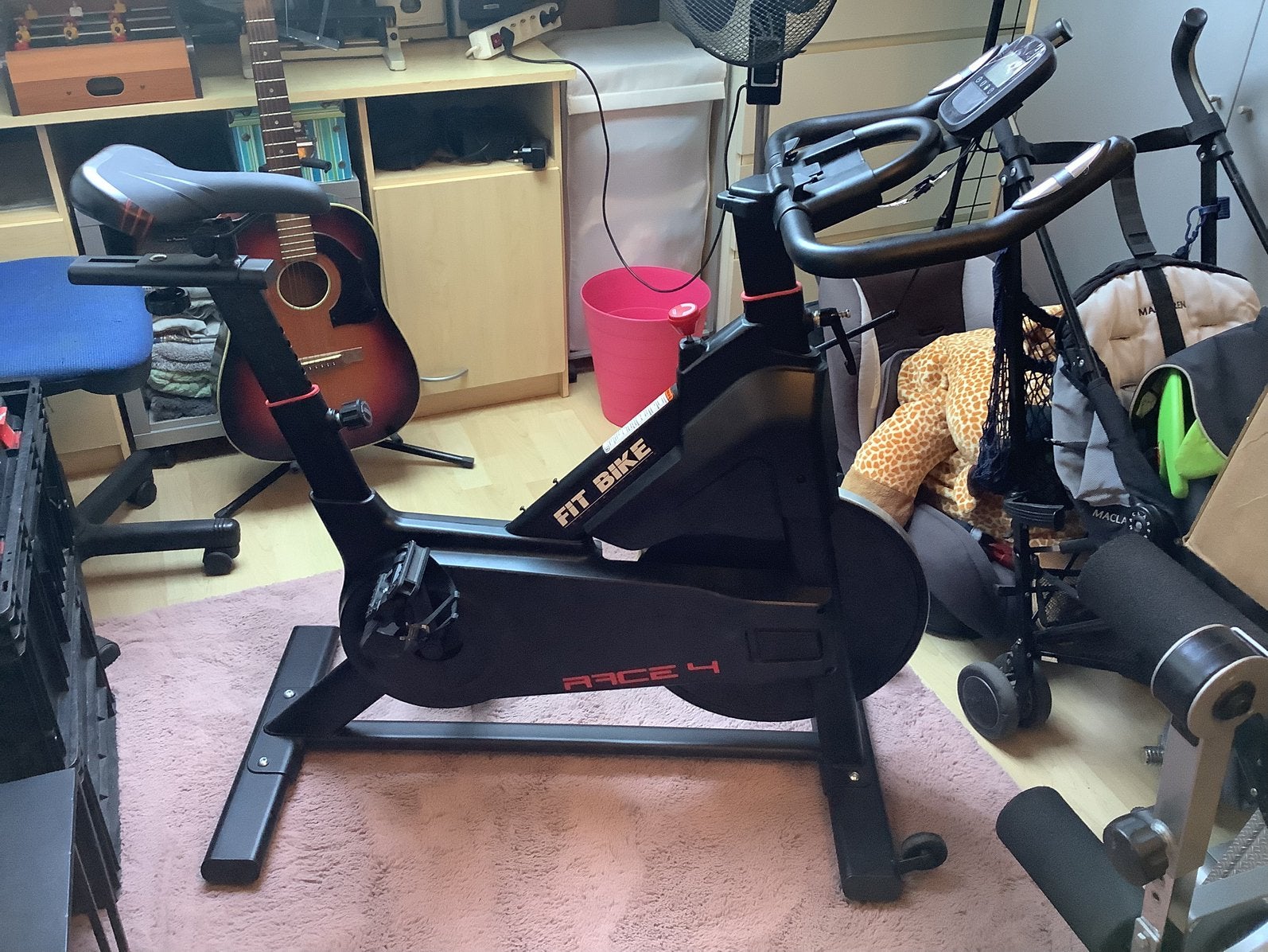 Fitbike race 4, Ophalen, Gebruikt, Aluminium, Spinningfiets