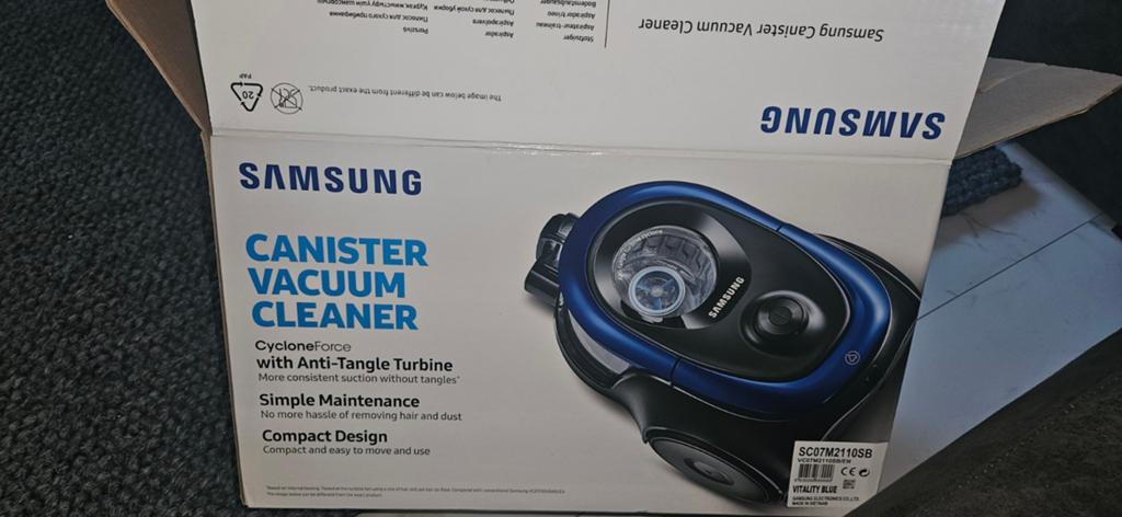 Samsung Canister Vacuum Cleaner VC2100 - voor onderdelen, Witgoed en Apparatuur, Ophalen of Verzenden, Niet werkend, Sledestofzuiger