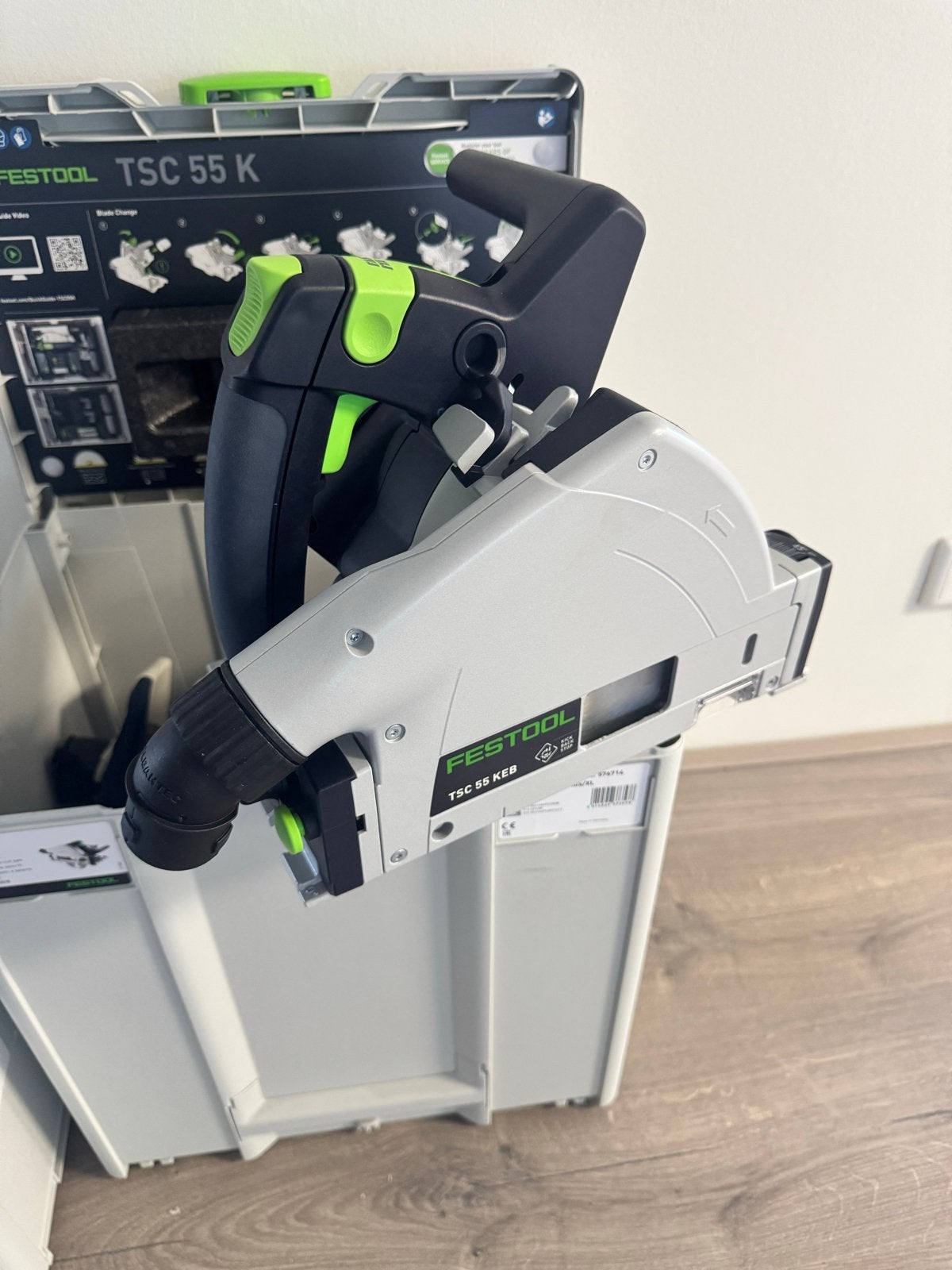 Festool TSC 55K Accu invalzaag - Nieuw, Invalzaag, Nieuw, 600 tot 1200 watt, Ophalen of Verzenden