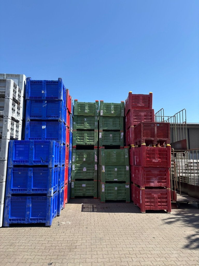 Partij Geperforeerde Palletboxen Gebruikt, Niet ingevuld, Niet ingevuld, Niet ingevuld