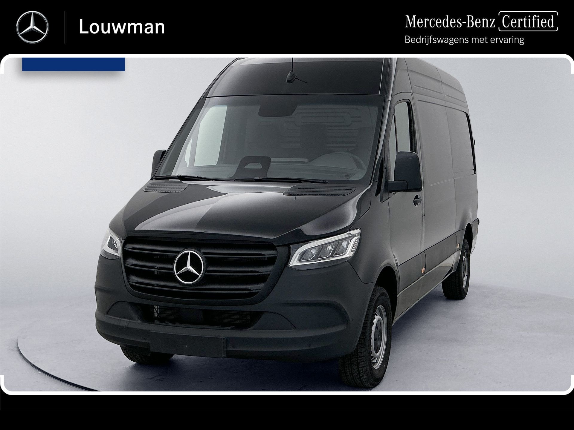 Mercedes-Benz Sprinter 319 1.9 CDI L2H2 Pro 3500KG Trekhaak, Automaat, Gebruikt, Zwart, Mercedes-Benz