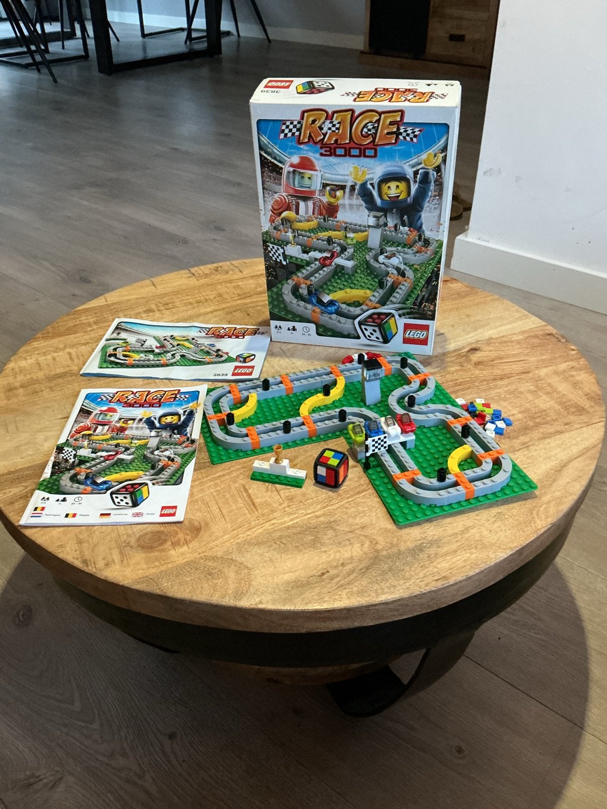 LEGO Games Race 3000 (3839) - 100% Compleet met doos, Overige thema's, Lego, Ophalen of Verzenden, Zo goed als nieuw