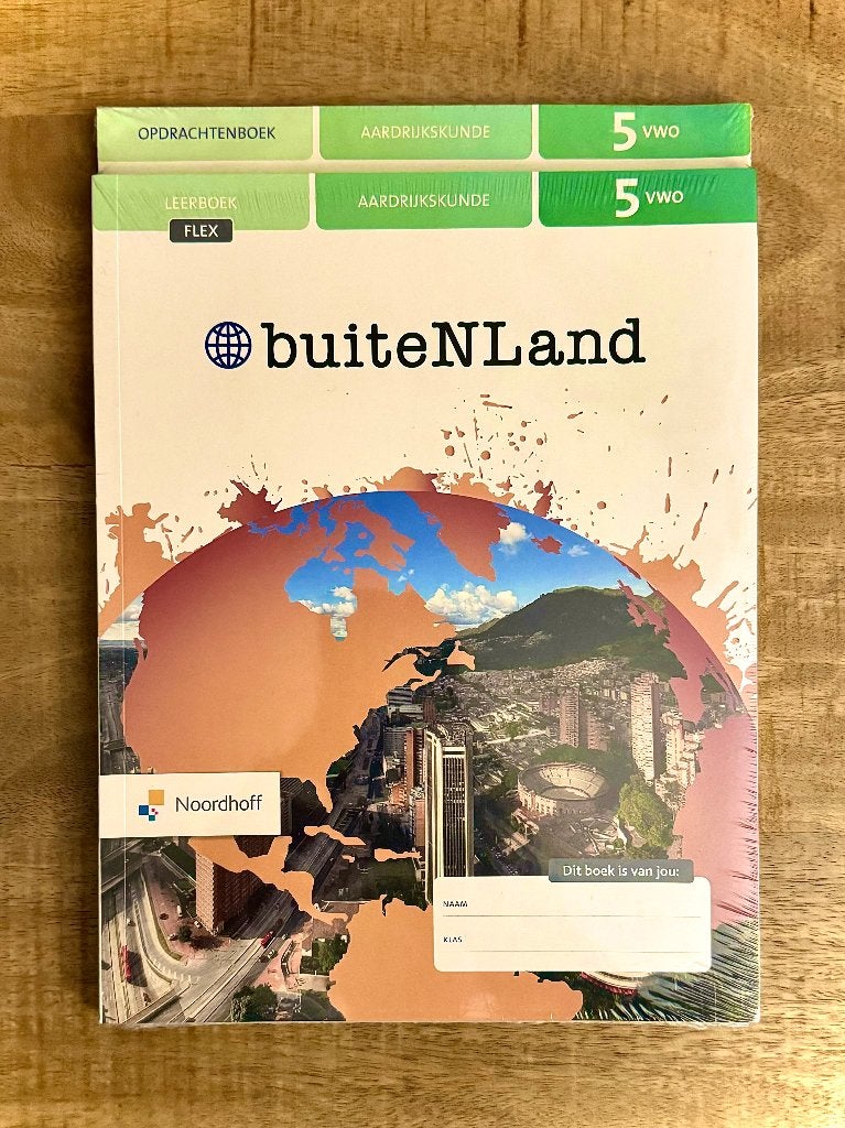 BuiteNLand Aardrijkskunde VWO 5 Leer en Opdrachtenboek ed 3., VWO, Nieuw, Ophalen of Verzenden, Aardrijkskunde