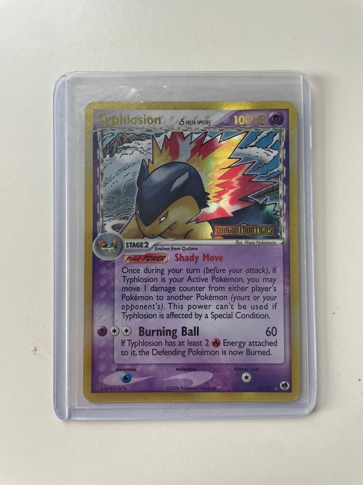 Typholosion Delta species 12/101 Holo, Ophalen of Verzenden, Zo goed als nieuw
