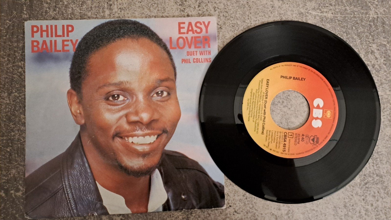 Philip Bailey  - easy lover, Gebruikt, 7 inch, Pop, Fotohoes