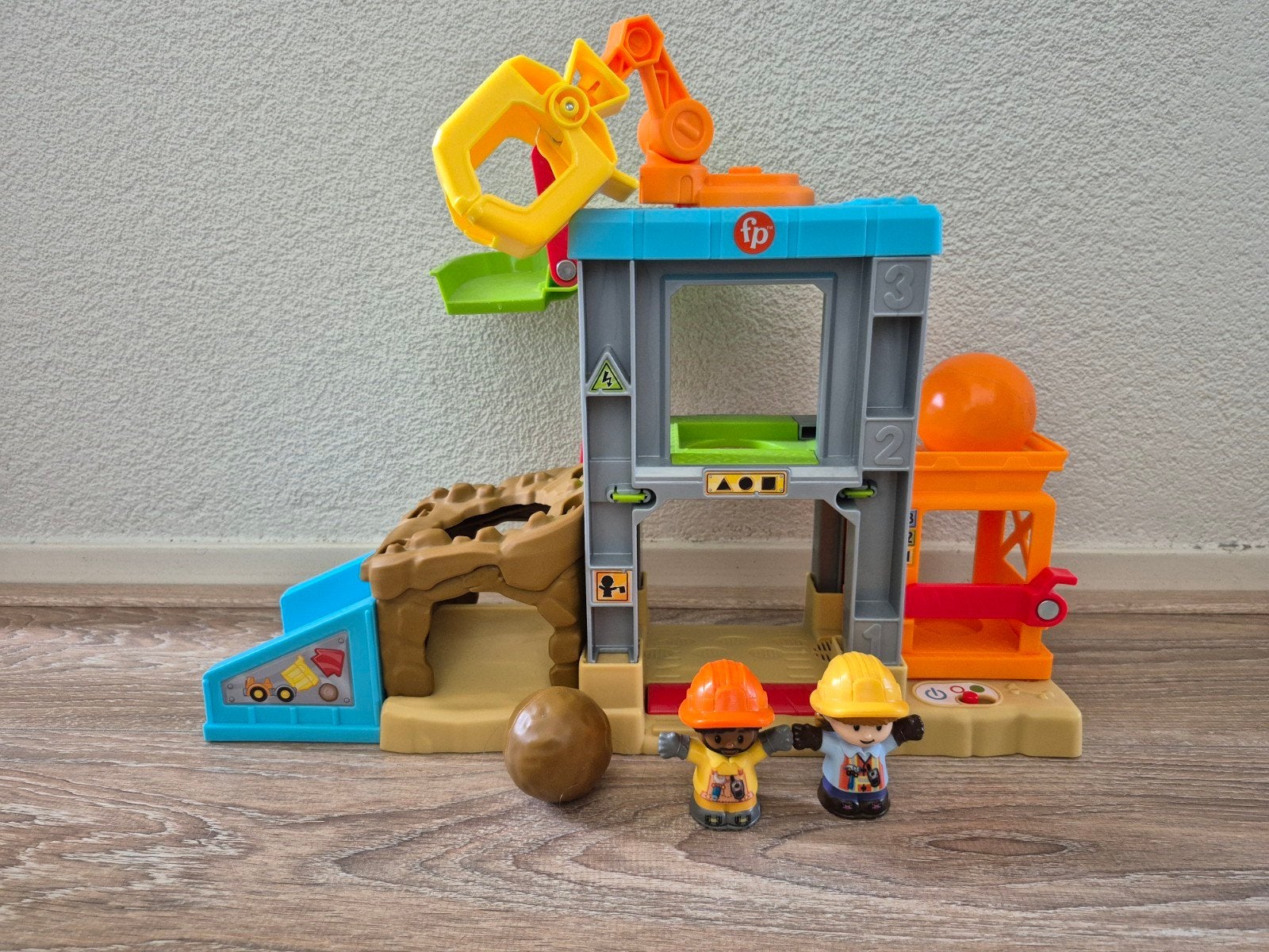 Fisher-Price Little People Bouwplaats met Figuren, Ophalen of Verzenden, Gebruikt, Jongen of Meisje