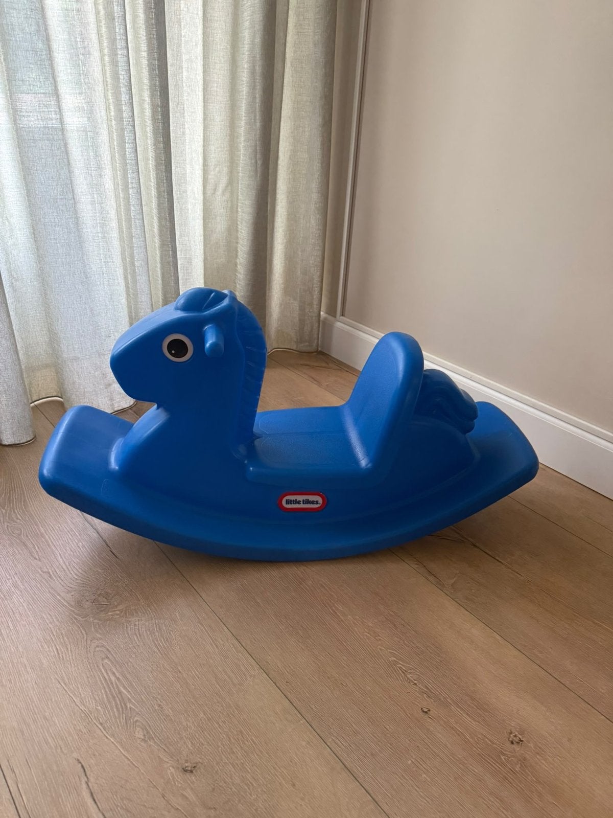 Little Tikes Blauw Schommelpaard, Ophalen, Zo goed als nieuw, Jongen of Meisje
