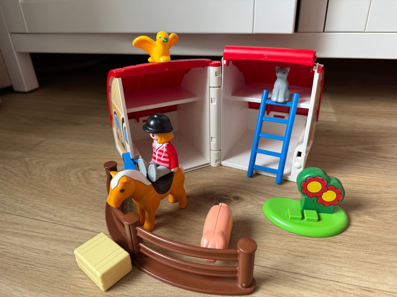 Playmobil 1.2.3 Meeneemmanege 6778, Ophalen of Verzenden, 1.2.3