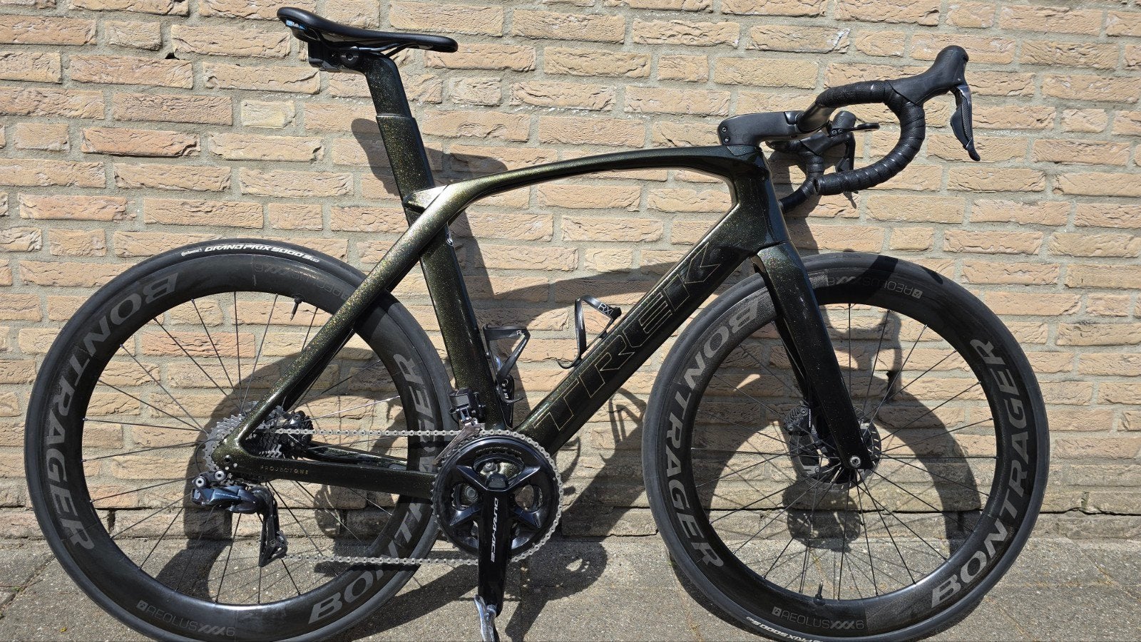 Trek Madone SLR9 Icon Black Gold racefiets mt 58, Carbon, 57 tot 61 cm, Meer dan 20 versnellingen, Ophalen