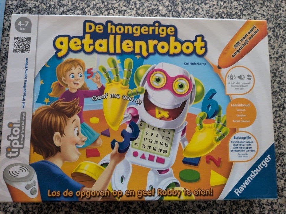 Ravensburger Tiptoi De Hongerige Getallenrobot, Ophalen of Verzenden, Gebruikt, Rekenen
